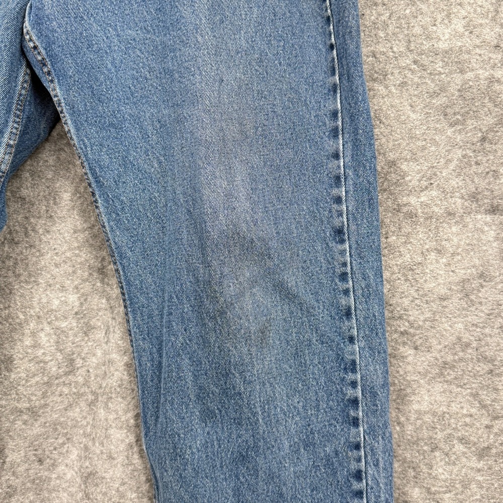 C.E. Schmidt Workwear Mens Blue Denim Jeans Size 36X34 Relaxed Fit Cotton - Picture 7 of 12